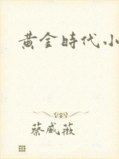 黄金时代小说