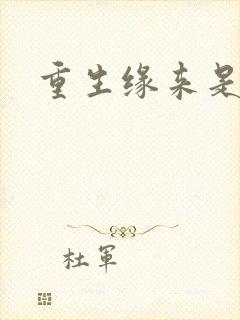 重生缘来是你