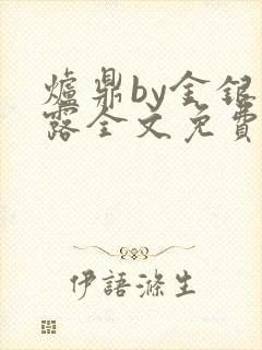 炉鼎by金银花露全文免费阅读笔趣阁