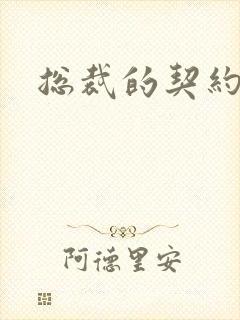 总裁的契约妻封面