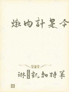炖肉计是今海棠封面