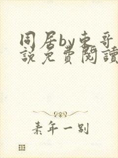 同居by东哥小说免费阅读全文无弹窗封面