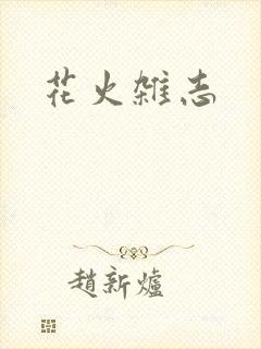花火杂志封面
