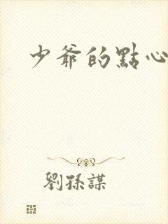 少爷的点心封面