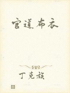 官道布衣封面