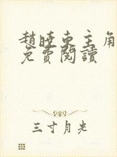 赵晓东主角小说免费阅读封面