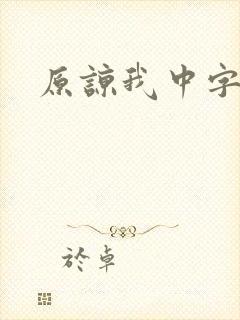 原谅我中字