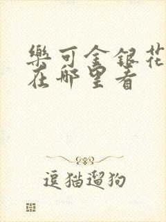 乐可金银花全文在哪里看