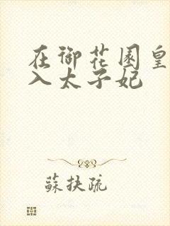 在御花园皇上进入太子妃