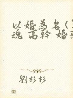 以婚为名 (军魂 高干 婚恋)封面