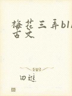 梅花三弄b1h古文封面
