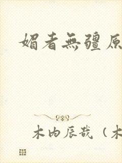 媚者无疆原著