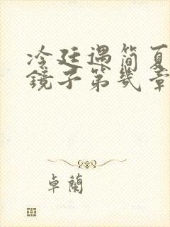 冷廷遇简夏对着镜子第几章