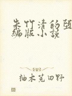 朱竹清的堕落改编版小说