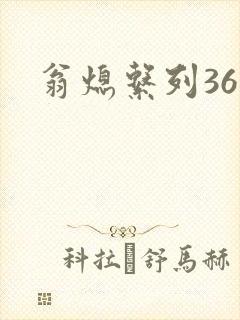 翁熄系列36章封面
