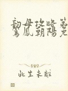 韵母攻略第二部鸾凤朝阳免费阅读封面