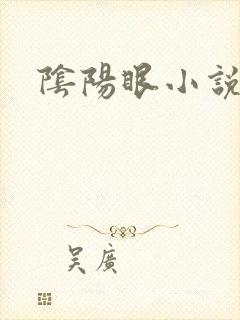 阴阳眼小说