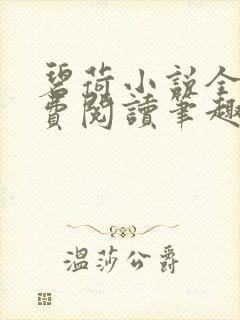 碧荷小说全文免费阅读笔趣阁