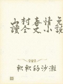 山村春情免费阅读全文小说封面