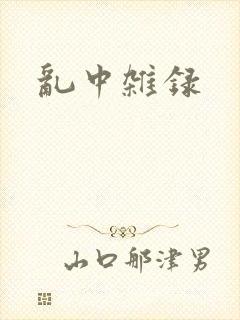 乱中杂录