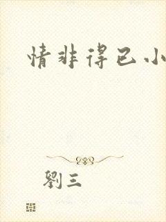 情非得已小说