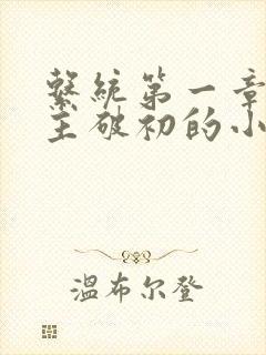 系统第一章给宿主破初的小说