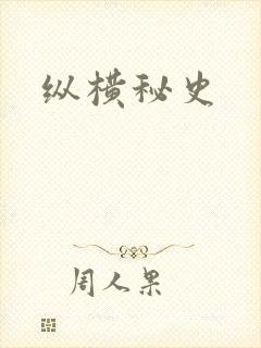 纵横秘史封面