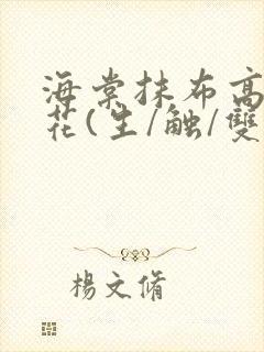 海棠抹布高岭之花(生/触/双)