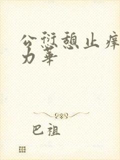 公愆憩止痒古悦力华