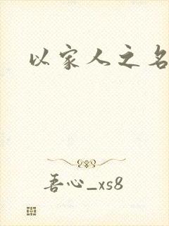 以家人之名小说