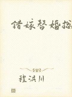 错嫁替婚总裁