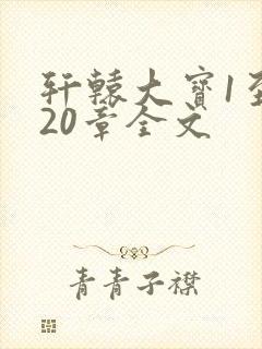 轩辕大宝1至720章全文