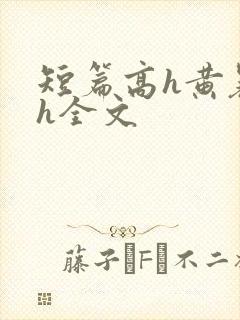 短篇高h黄暴辣h全文