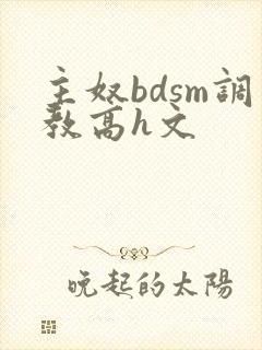 主奴bdsm调教高h文