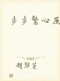 步步惊心原著封面