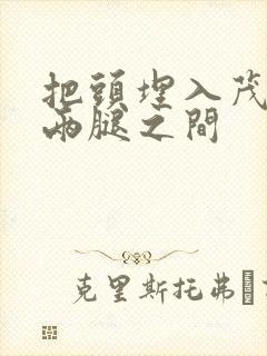 把头埋入茂密的两腿之间