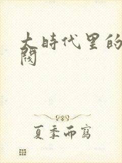 大时代里的小军阀