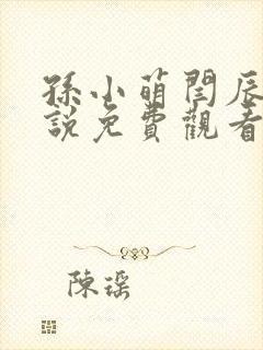 孙小萌闫辰的小说免费观看