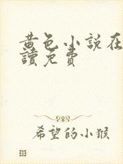黄色小说在线阅读免费