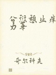 公愆憩止痒古悦力华