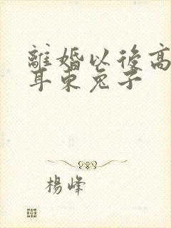 离婚以后高干 耳东兔子