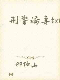 刑警娇妻txt