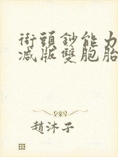 街头钞能力无删减版双胞胎