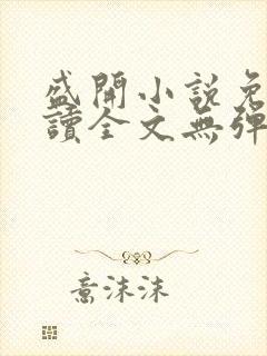 盛开小说免费阅读全文无弹窗