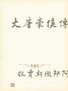 大唐豪侠传