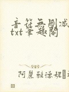 音符无删减全文txt笔趣阁