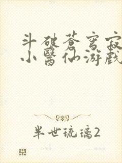 斗破苍穹寂寞的小医仙游戏世界