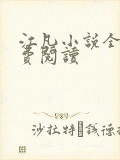 江凡小说全文免费阅读