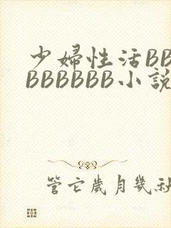 少妇性活BBBBBBBBB小说