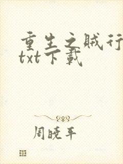 重生之贼行天下txt下载